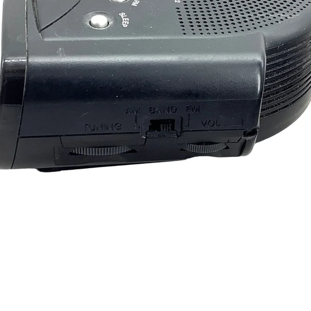 Vtg Sony Dream Machine Alarm Clock FM AM Radio ICF- C212 Black Tested‎